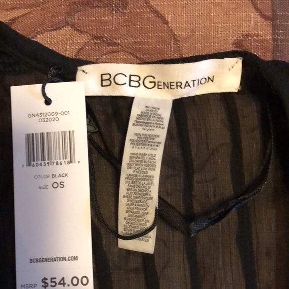 BCBGeneration RUFFLE KIMONO ROBE - Picture 7 of 11